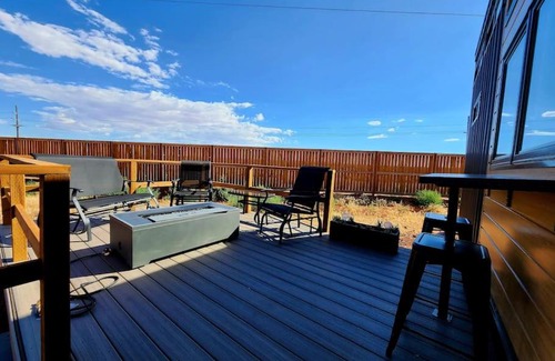 Apple Valley House | Designer Modern Tiny Home w All of The Amenities