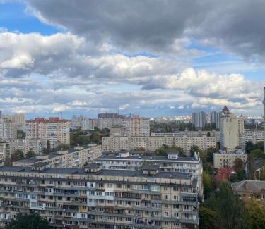 Podilskyj Apartment | Designer studio with a view of the right bank