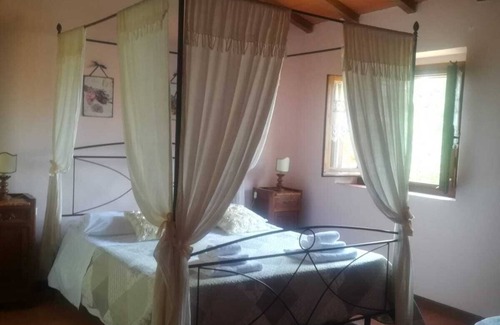 Dicomano Other | Detached stone view cottage with swimming pool and fenced garden.