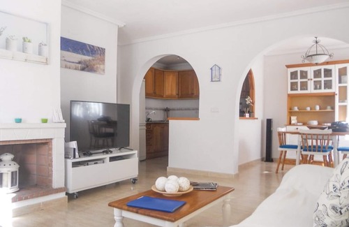 Mazarron Ski Chalet | Detached Villa with BBQ, Private Heated Pool and Wi-Fi