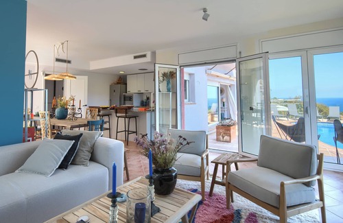 Sa Riera Villa | Detached villa with splendid sea view and private pool. Sa Riera, 8 beds
