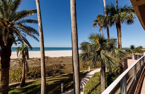 Sand Key Condo | Direct Beachfront W/Loads of Luxurious Amenities at Crescent Beach Club!