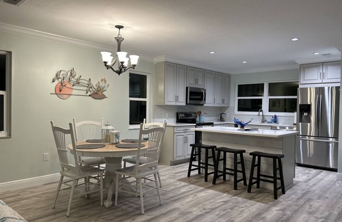 Spring Hill House | Direct Gulf Access Home w/Floating Dock and Pool