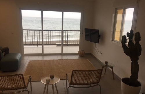 Torre de Benagalbon Condo | Direct on the beach, sea. Great sea views and garden. Renovated penthouse
