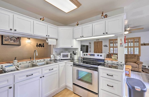Strawberry Cabin | Direct Trail Access & Deck: Bright Pine Cabin!