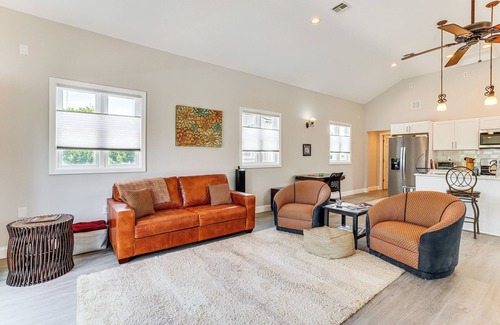 Waretown House | Dock + Backyard Bar: Spacious Barnegat Bay Retreat