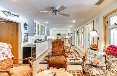 Walker House | Dock, Deck & Fire Pit: Lakefront Home in Walker!