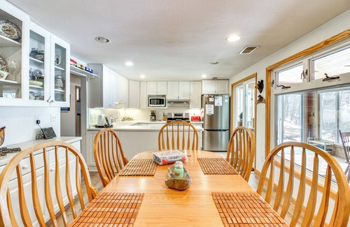 Walker House | Dock, Deck & Fire Pit: Lakefront Home in Walker!