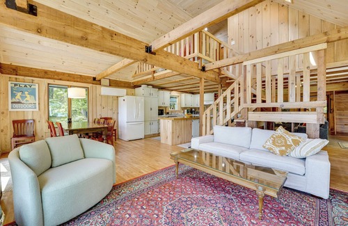 Winthrop House | Dock + Kayaks: Annabessacook Lake Retreat!
