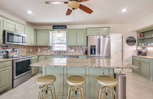 Graford House | Dock & Patio: Possum Kingdom Lake House