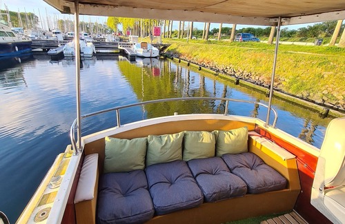 Ouistreham Boat Rental | Docked boat