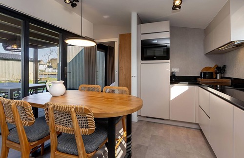 Delfstrahuizen House | Docklodge at Frisian Lakes with Private Mooring