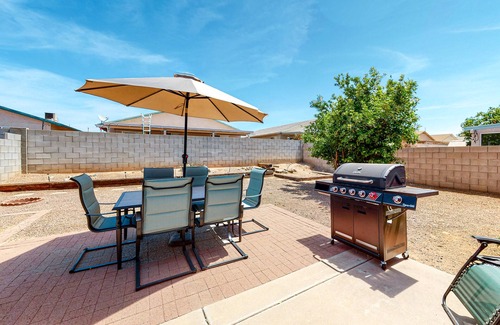 Coyote Corridor House | Dog and family-friendly home with enclosed yard, WiFi, grill, W/D, & central AC