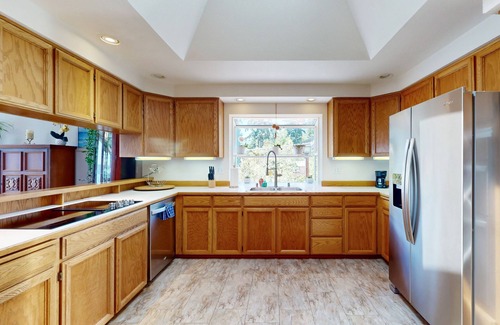 Brinnon House | Dog-friendly home overlooking Hood Canal with deck, fireplace & community beach