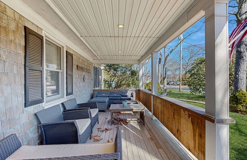 Falmouth Heights House | Dog-friendly house with gas grill & deck - walk to beaches