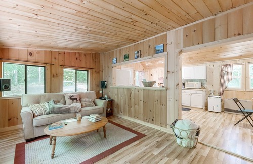Kents Hill House | Dog-friendly house with water sports gear, firepit, grill, & enclosed yard