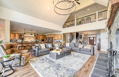 Mineral House | Dog-friendly lakefront home with a game room, children's items, and firepit