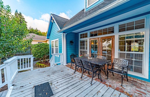 Rio Dell House | Dog-friendly, riverfront home on a cliff w/river views, private hot tub