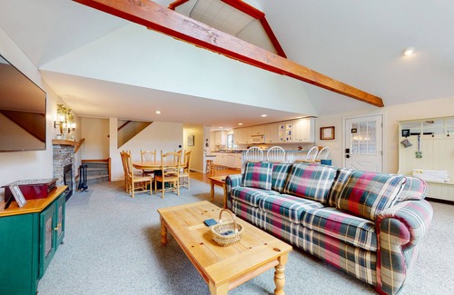 Birchview by the Saco House | Dog-friendly, waterfront home on the Saco River with private hot tub & fireplace