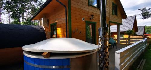 Rakow Apartment | Dom całoroczny Leśny Czar balia, sauna na 12 osób