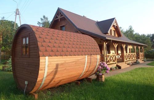 Koscierzyna Apartment | Dom drewniany na Kaszubach, rzeka, las, pola, niedaleko jeziora