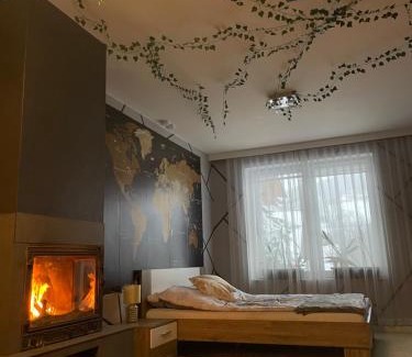 Tokarnia Apartment | Dom w górach z kominkiem i balią ogrodową Sielanka