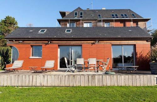 Villerville Cottage | Domaine du Grand Bec - La Maison de Jacky, swimming pool, tennis court, beach, sea view