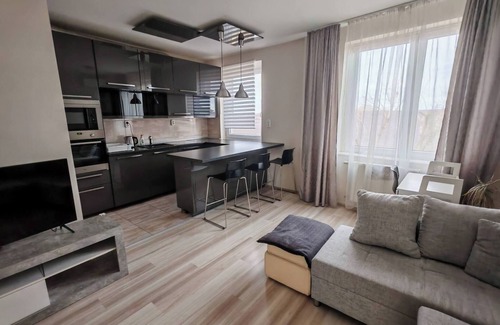 Kecskemet Apartment | Domby Apartment with balcony