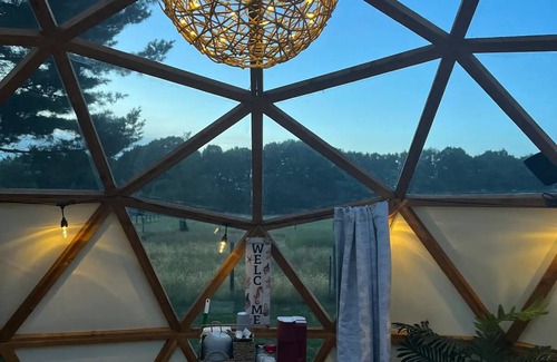 South Haven RV Rental | Dome #7 - Dome Haven Campground - Escape, Unwind, Repeat