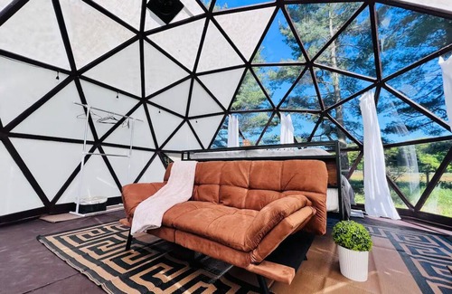 South Haven RV Rental | Dome #7 - Dome Haven Campground - Escape, Unwind, Repeat
