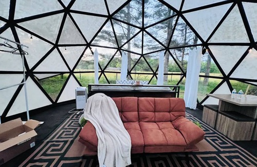 South Haven RV Rental | Dome #7 - Dome Haven Campground - Escape, Unwind, Repeat