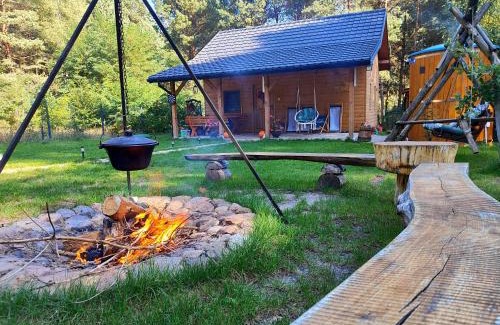 Rakow Resort | Domek Pietryna Sauna Balia