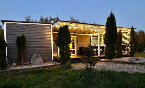 gmina Stezyca House | Domek uroczy i wilcza chatka,klimat górski na Kaszubach,balia,sauna,ognisko
