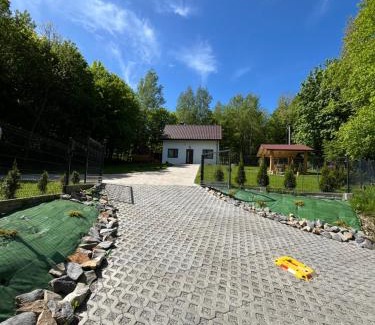 Grybow Ski Chalet | Domek w lesie Sauna i Gorąca balia Wellness&Spa