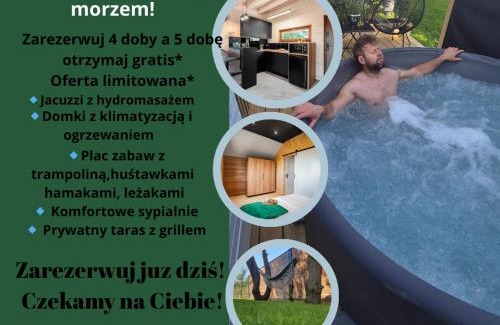 Rozewie Apartment | Domki Sosnowa Przystań z Jacuzzi w Rozewiu - Jastrzębia Góra