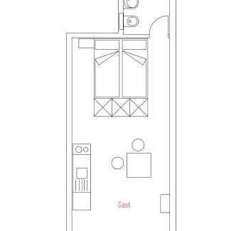 Geierswalde Apartment | Doppelzimmer im Strandhaus 2 Grundbelegung 2 Pers