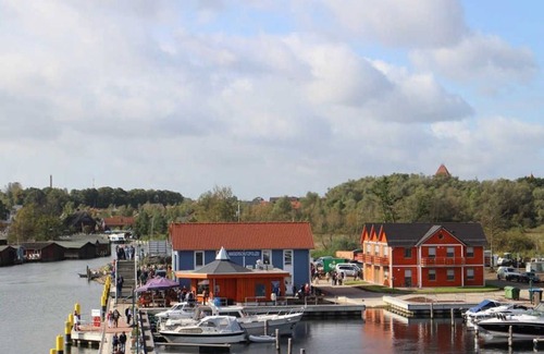 Plau am See Apartment | Doppelzimmer Kalkofen - Ferienwohnung mit Seeblick - Fischerhafen Plauer See