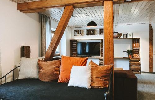 Schrozberg Apartment | Dorfplatz Loft - großzügig & modern nur 10Min von Rothenburg odT