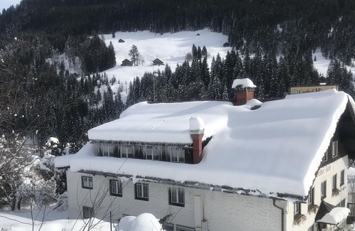 Hirschegg House | Double room (2-3 P) with shower / WC - Gasthof Hirsch