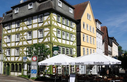 Marburg Apartment | Double room 7 with shared bathroom - Gartenlaube Marburg