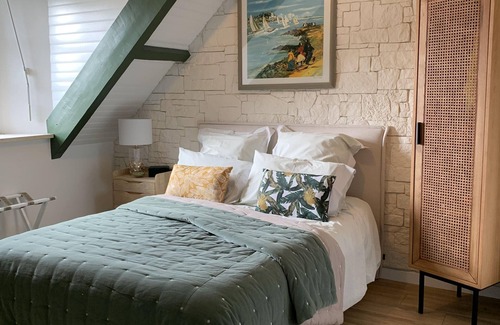 La Turballe House | Double room-Classic-Wet room-Chambre Verte
