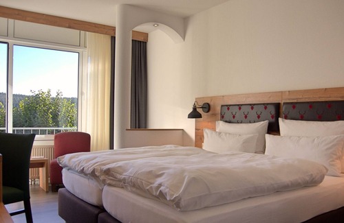 Sankt Georgen im Schwarzwald Apartment | Double room with shower/toilet and balcony