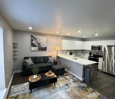 Peak's Suburban Addition Apartment | Downtown Dallas - Modern 1Bed 1Bath Escape