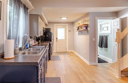 Columbus House | Downtown Hideaway in Cute Village Home. Off Street Parking + Washer & Dryer.