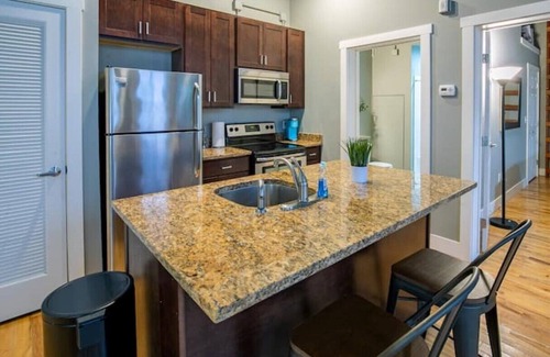 Grand Rapids Apartment | Downtown Loft Stay with King bed Entire Condo