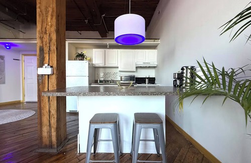 Detroit Apartment | Downtown: Neo-Deco Industrial Loft