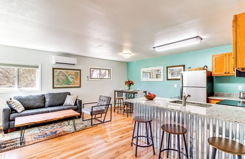 Ouray Apartment | Downtown Ouray Apt w/River & Mountain Views!
