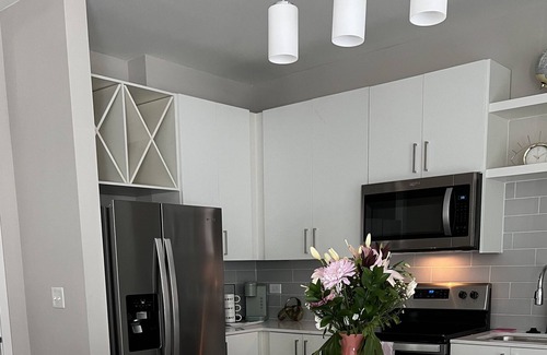 Channel District Apartment | Dreamy Pink Resort Style Oasis in Channelside