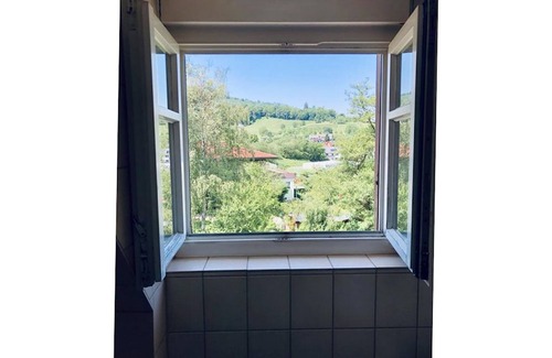 Merzhausen Apartment | Dreibettzimmer mit Dusche und WC