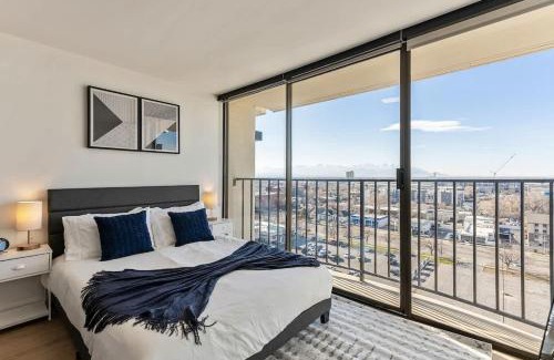 Downtown Salt Lake City Apartment | DT Studio Gym Pool Table 12th Floor Parking